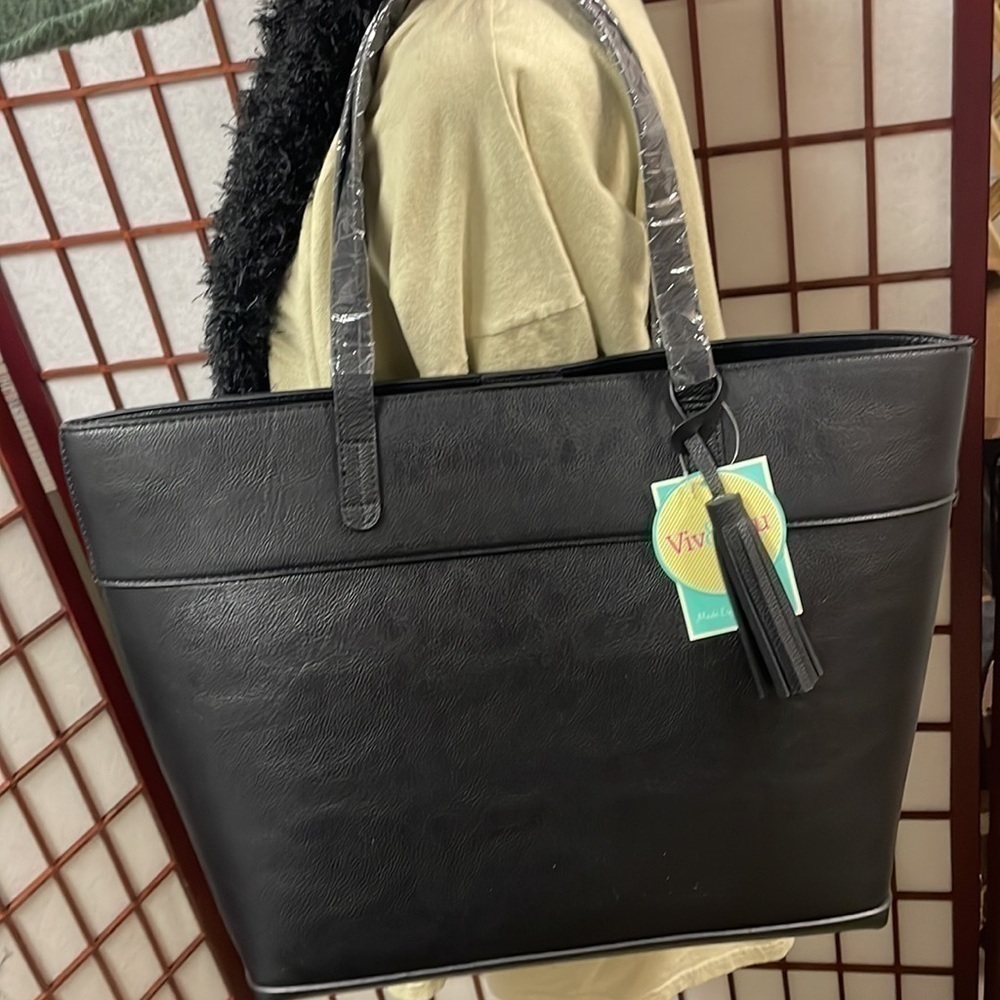 Nwt - Viv&lou by WB Women Black Bag Drop 7.5-8"